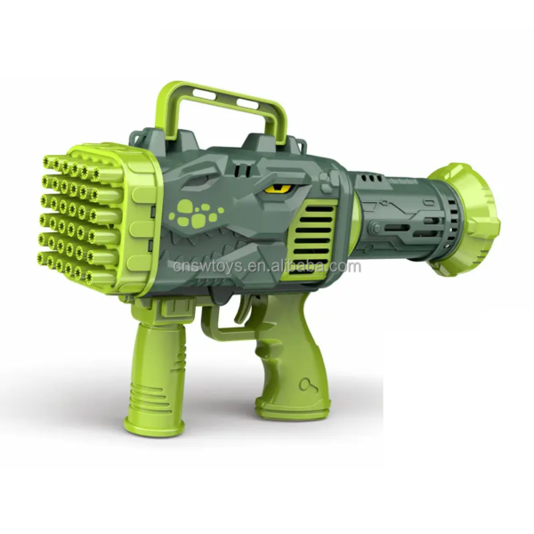 32 Holes  Dinosaur Electric bubble Gun - Image 2