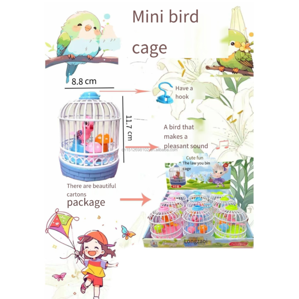 Electric voice controlled simulation bird cage - Image 2