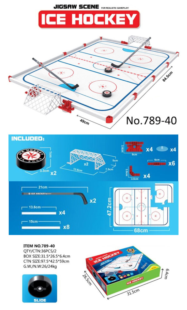 Ice Hockey Game Toys Set Indoor Family Sports Board Game