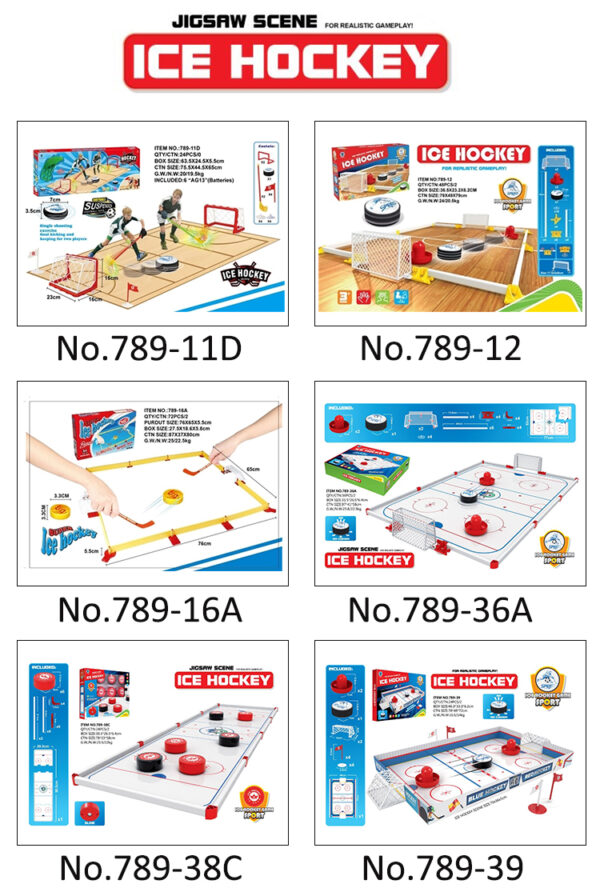 Ice Hockey Game Toys Set Indoor Family Sports Board Game - Image 2