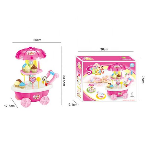 Ice cream Cart Toy with music - Image 3