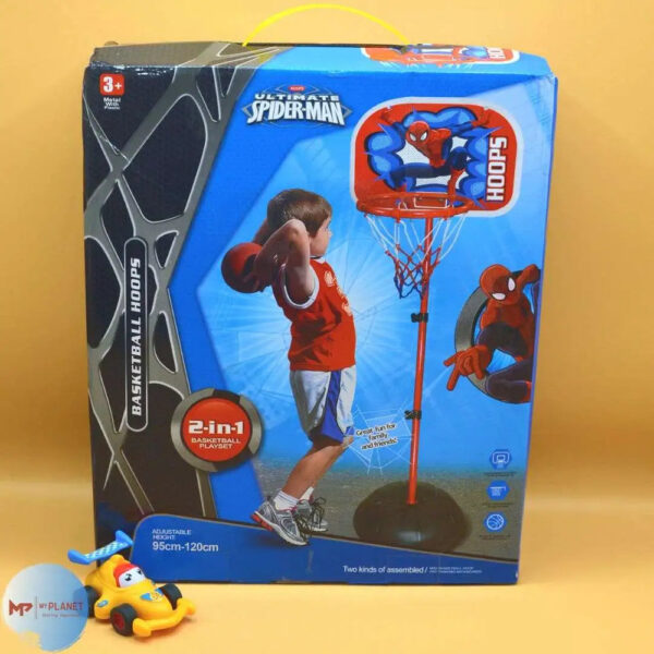 2 in 1 Spider Man Theme Basketball Hoop - Image 6