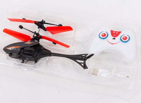 Helicopter with Radio Remote Control Hand Sensor Chargeable Helicopter 2 in 1 - Image 6
