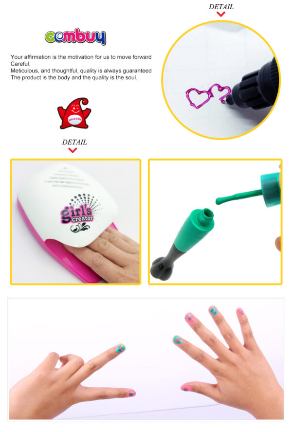 Nail Art activity  with brush 2-in-1  Pen and Brush - Image 3