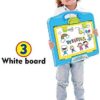 Kids Easel Projection Painting Desk, Chalk Board, White Board - Image 4