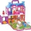 Dream Palace Doll House with Light Furniture - Image 3