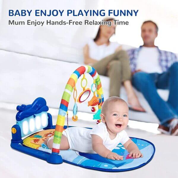 Huanger Foldable Musical Piano Baby Gym/Play Mat