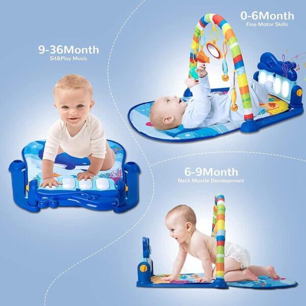 Huanger Foldable Musical Piano Baby Gym/Play Mat - Image 6