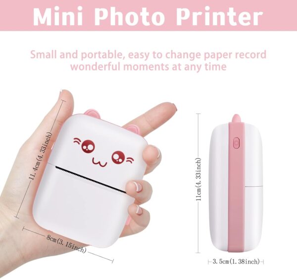 Mini Photo Printer, Portable Pocket Printers - Image 3