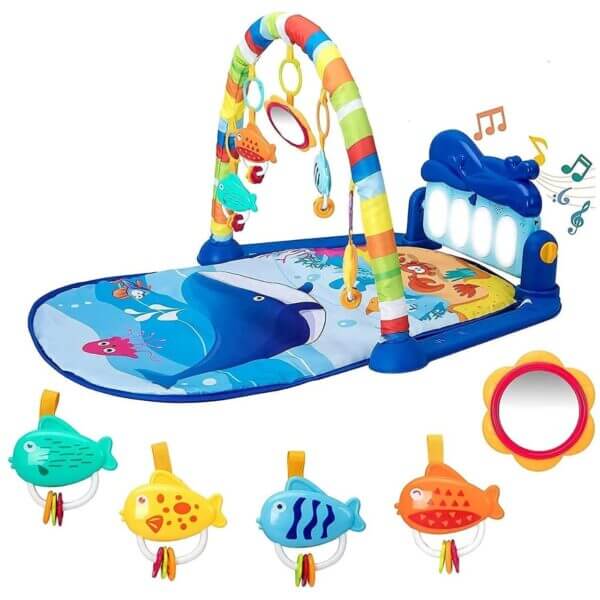 Huanger Foldable Musical Piano Baby Gym/Play Mat - Image 3