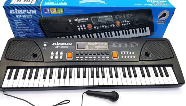 Piano Keyboard with Led Display & Microphone Multi-Function