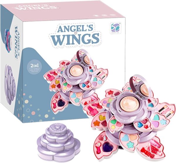 Cosmetics Set, Petal Box Angel Wing Makeup Set, Makeup Box, - Image 2