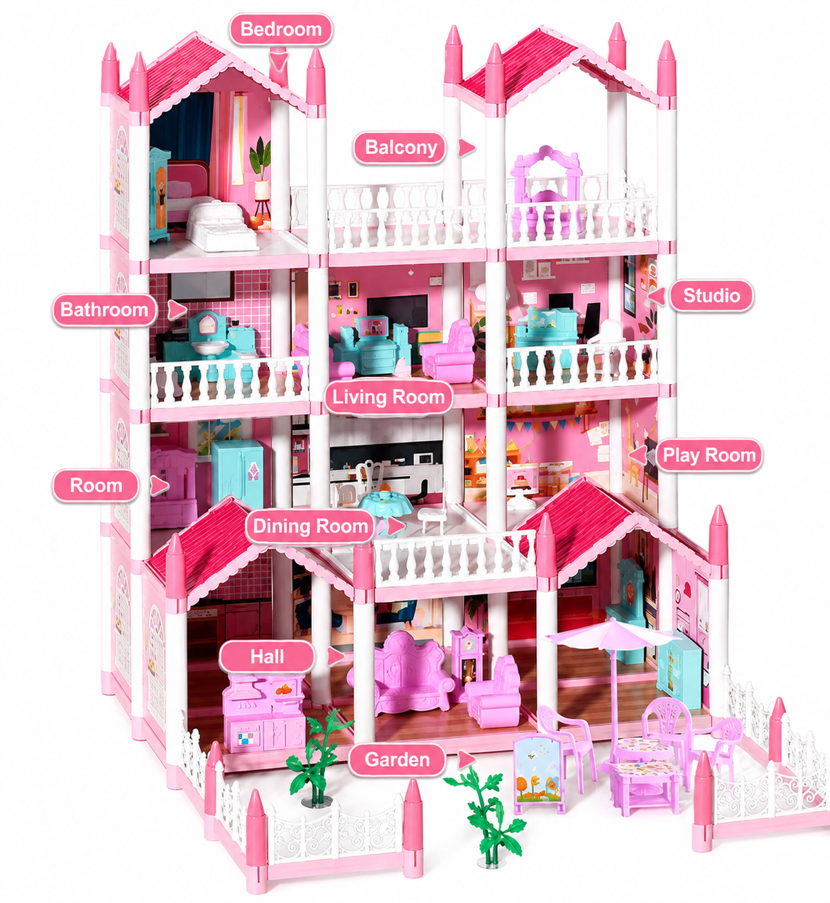 Doll House With Diy Furniture Acessories 14 - Room - Image 6