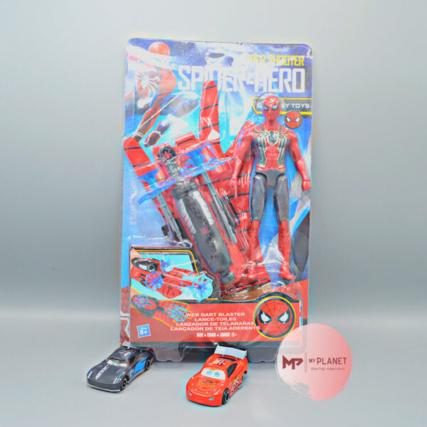 Spiderman Web Throwing Arrow Shooter Suction Cup Gloves Lighted Figure Toy - Image 4