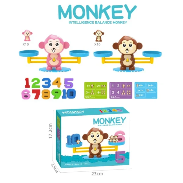 Mini Clever Monkey Balance Scale - Image 2