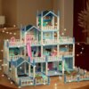 Doll House With Diy Furniture Accessories