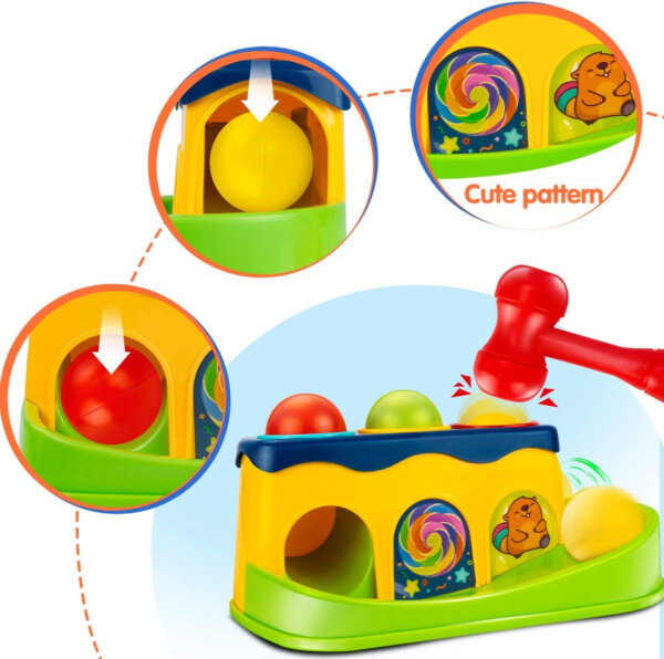 Educational Knock Color Ball Toy - Image 5