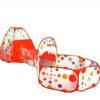 3-in-1 Kids' Play Tent with Tunnel and Ball Pit - Image 2