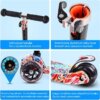 Foldable Scooter for Kids 3 Wheel Scooter with Light Up Wheels - Image 3