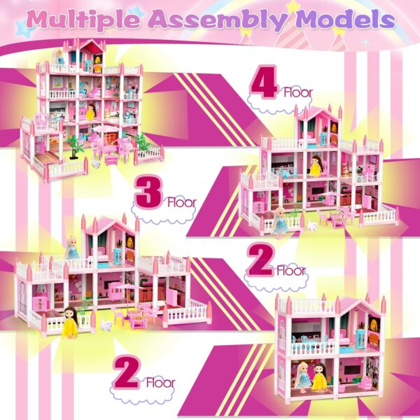 Large Beautiful Doll house - Image 3