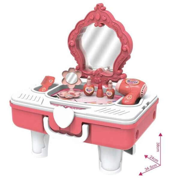 2 in 1 Draw-Bar Box Dressing Table Toys - Image 2