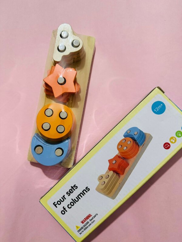 Wooden Balance Scale Toy - Image 2