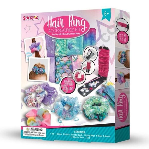 Hair ring accessories kit