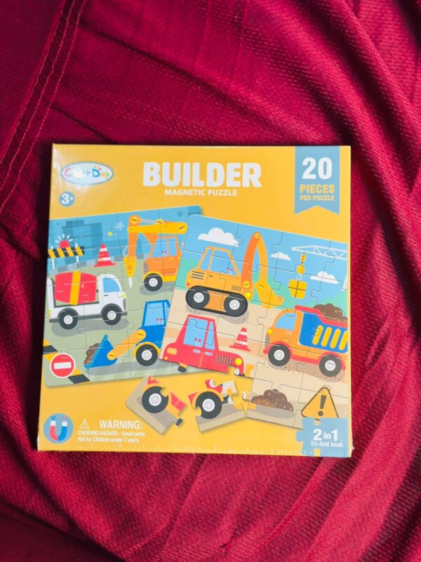 Builder magnetic puzzle