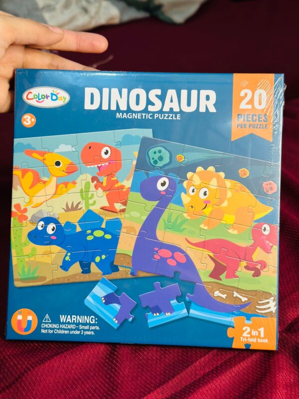 Dinosaur magnetic puzzle