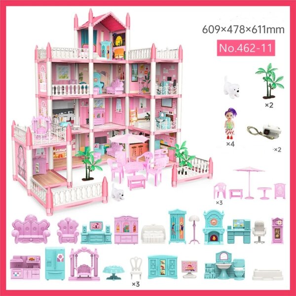 Large Beautiful Doll house - Image 2