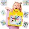 Magnetic Drawing Board with Magnet Pen and Beads - Image 6