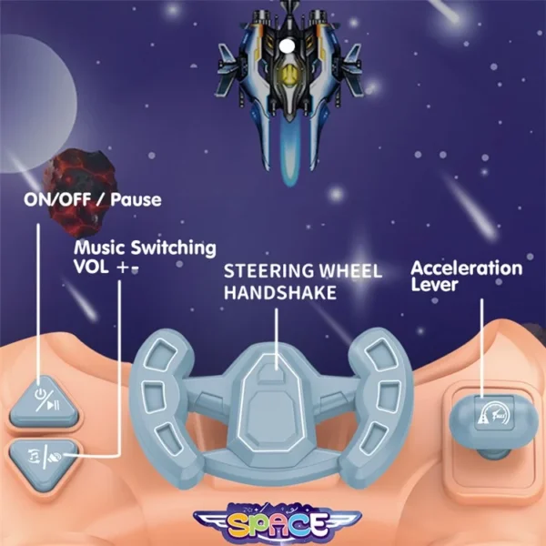 Space Fighter Handheld Water Game - Image 3