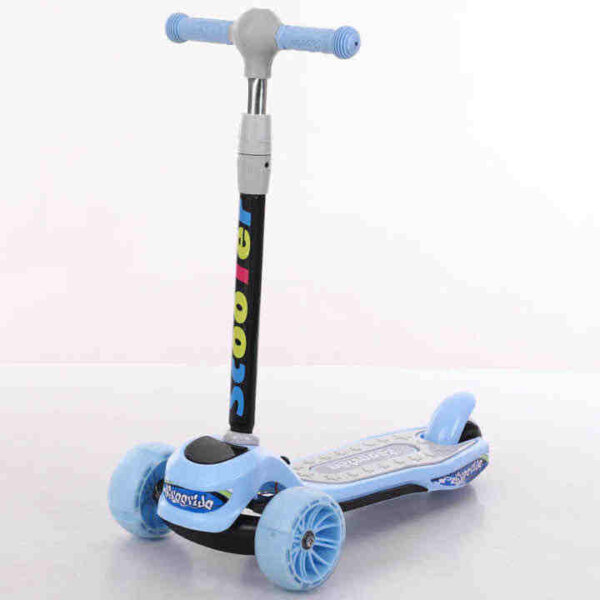 3-Wheel Adjustable Kick Scooter with LED Wheels