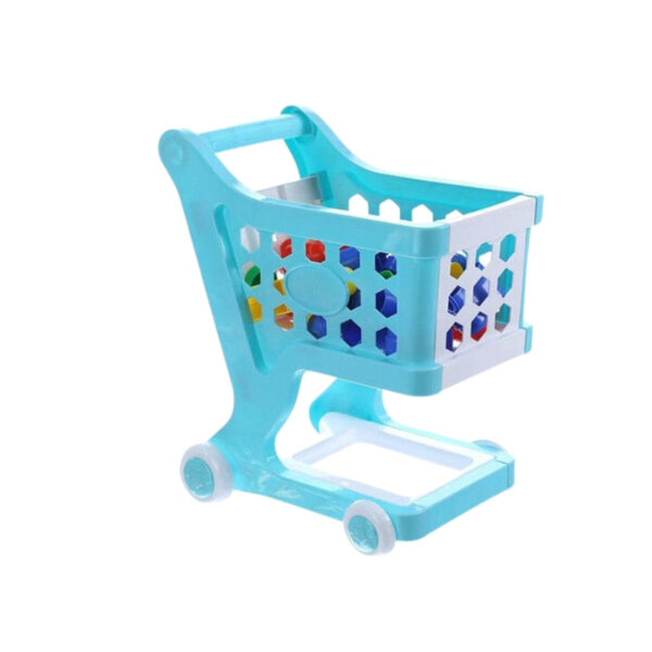 Shopping Cart with Building Blocks - Image 2