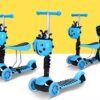 5-in-1 Kids Scooter with Adjustable Seat – Ladybug Design