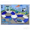 Police Rail Car Track Set – 107 Pieces - Image 3