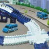 Police Rail Car Track Set – 107 Pieces - Image 2