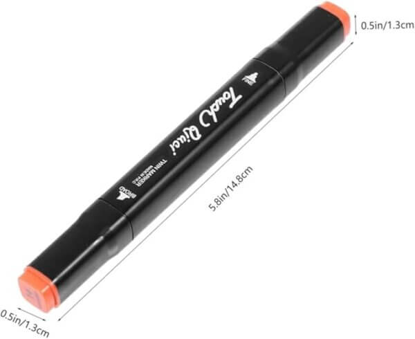 24-Piece Dual-Tip Alcohol Markers Set - Image 5