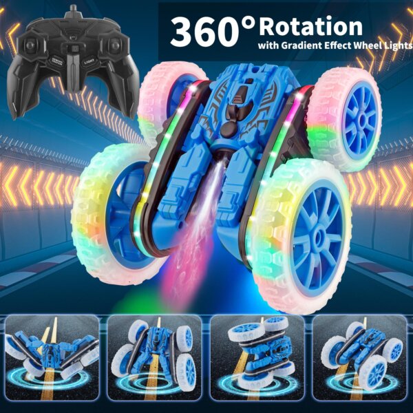Remote Control Stunt Car - 360° Rotation - Image 3