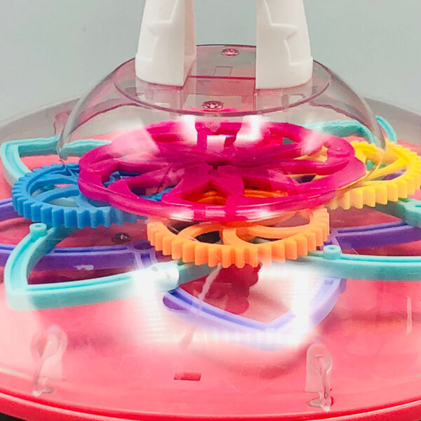 Dancing Light Up Unicorn with Music and 360° Rotation - Image 6