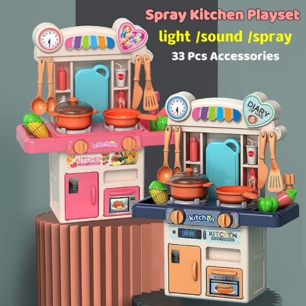 Little Chef Spray Kitchen Playset - Image 2