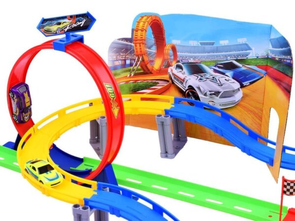 Track Racing 2-in-1 Loop Challenge Car Set - Image 3