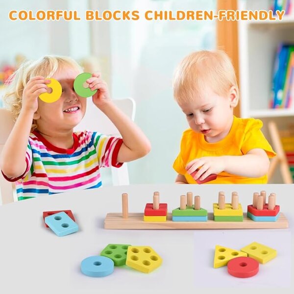 Montessori Wooden Geometric Shape - Image 4