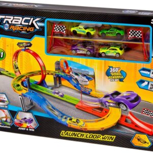 Track Racing 2-in-1 Loop Challenge Car Set
