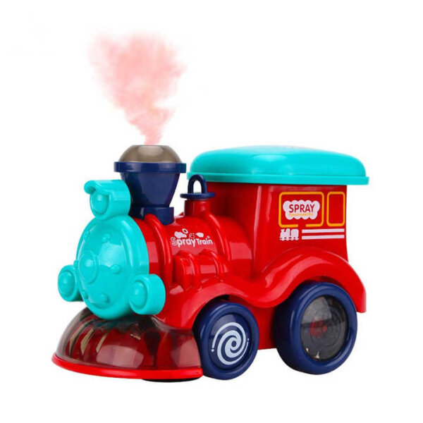 Musical Spray Steam Train Toy with Lights and Mist