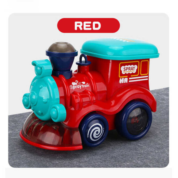 Musical Spray Steam Train Toy with Lights and Mist - Image 5