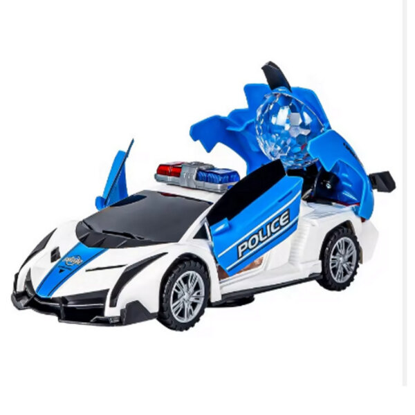 Police Car Transformers with light and sound - Image 2
