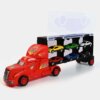 Hot Wheels Truck With 6 Cars