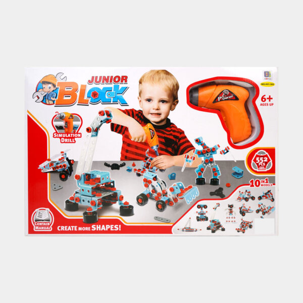 Junior Blocks 286 Pcs With Simulation Drill