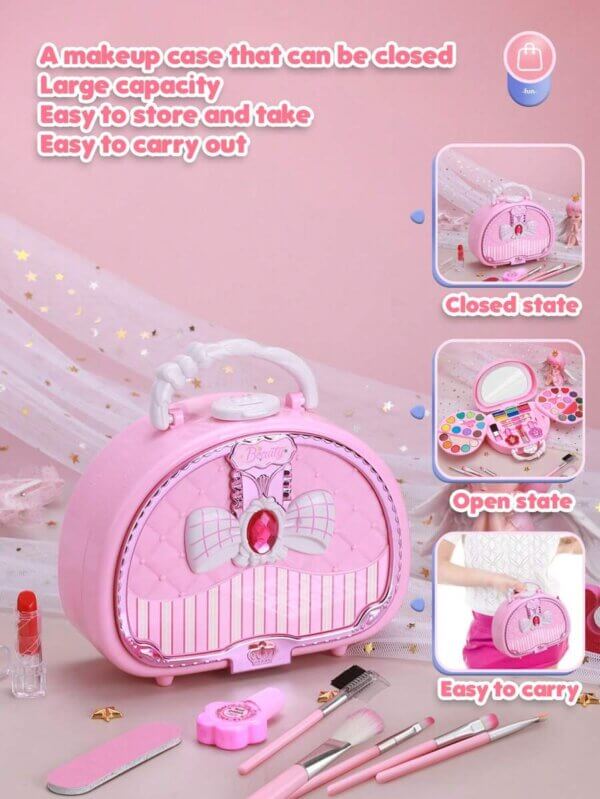 Little Glam Non-Toxic Makeup Bag - Image 4
